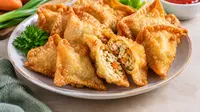 Resep Pangsit Goreng Isi Ayam dan Sayur Tanpa Cetakan, Mudah Dibuat di Rumah
