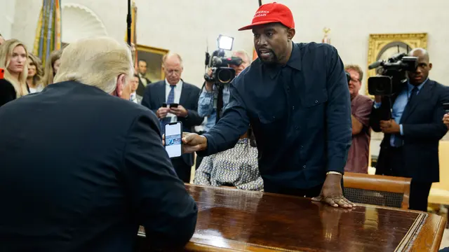 Kanye West bertemu Donald Trump