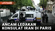 SEORANG PRIA ANCAM LEDAKAN BOM DI KONSULAT IRAN DI PARIS BERHASIL DITANGKAP POLISI