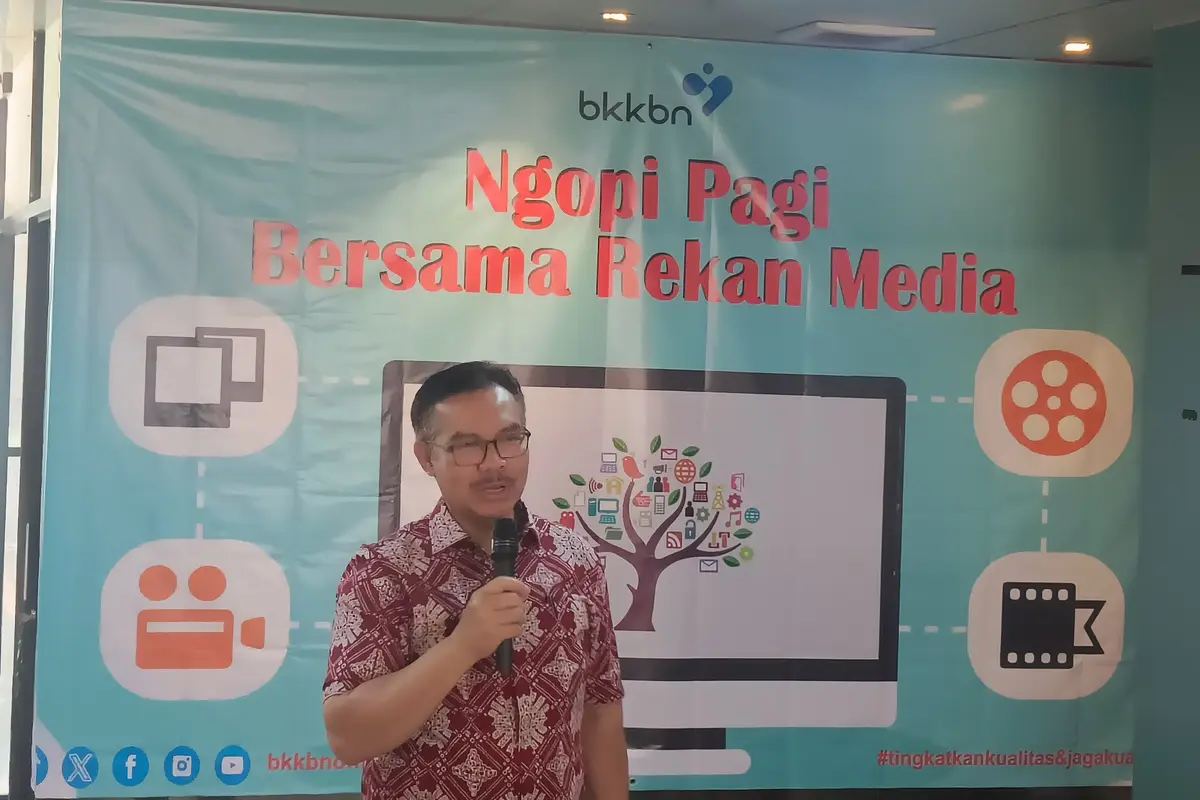 Acara Ngopi Bersama Rekan Media di Kantor BKKBN Pusat, Jakarta, Jumat (9/8/2024). (Foto: Tim bisnis)