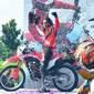 Honda CRF 150L diperkenalkan di Jawa Barat. (DAM)