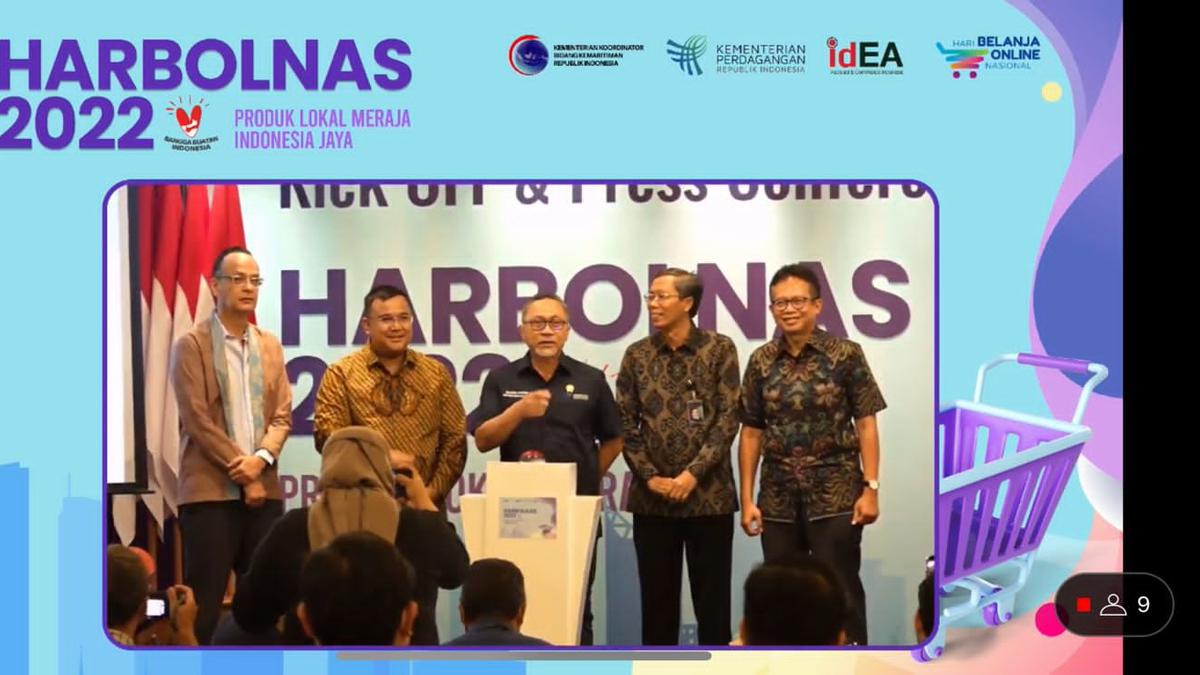 Luncurkan Harbolnas 2022, Mendag: UMKM Senang, Kita Bahagia