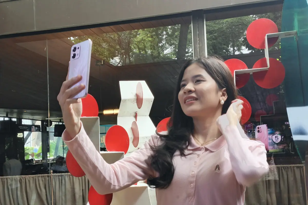 Oppo A6 Pro saat acara peluncuran pada Selasa (7/10/2025) di Jakarta.
