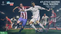 Liga Champions_Atletico Madrid Vs Real Madrid (Bola.com/Adreanus Titus)