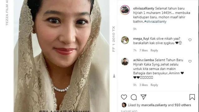 Olivia Zalianty menikah