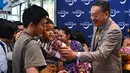 Program bebas visa berlangsung mulai 25 September 2023 hingga Februari 2024. Pemerintah memperkirakan 2,88 juta pengunjung Tiongkok selama periode lima bulan tersebut, sedikit lebih tinggi dibandingkan 2,34 juta pengunjung Tiongkok yang berkunjung tahun ini. (Lillian SUWANRUMPHA/AFP)