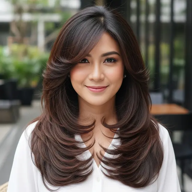 9 Model Rambut Wanita Layer Panjang 2026 untuk Wajah Oval, Anggun dan Modern