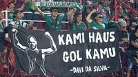 David da Silva dan Cerita Dukungan Spanduk Spesial dari Bonek