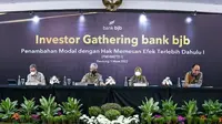 Investor gathering Bank BJB terkait penambahan modal dengan HMETD I (PMHMETD), Selasa (1/3/2022) (Dok: Bank BJB)
