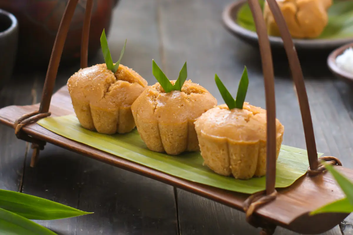 kue apem gula merah