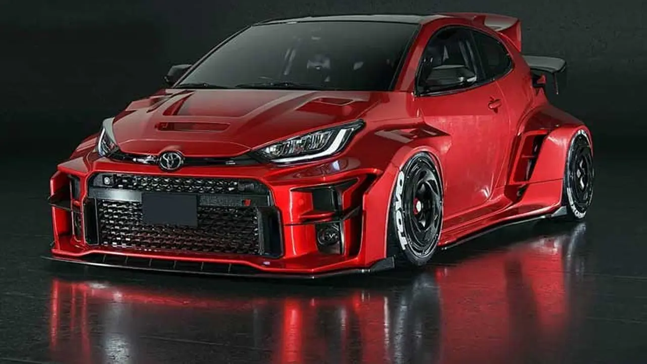 Modifikasi GR Yaris dengan mengambil aliran street racing (HugoSilvaDesigns)