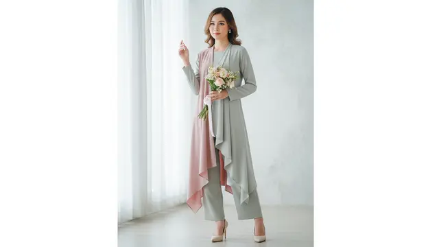 Model Baju Bridesmaid Cardigan Modern/ Ilustrasi AI