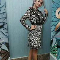 Rasa senang karena bisa berada dipanggung yang megah dengan didukung oleh tata lampu LED dengan teknologi muthakhir. (Galih W. Satria/Bintang.com)