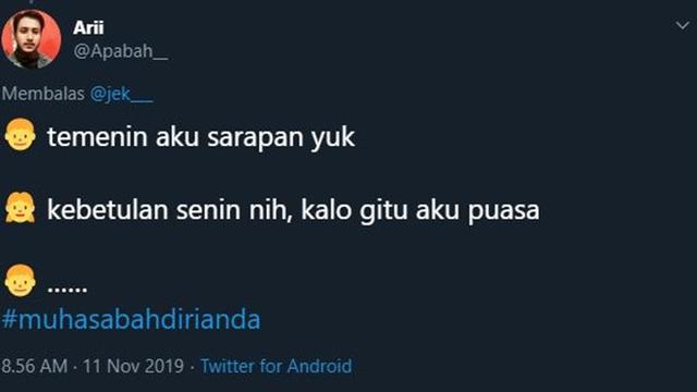 6 Drama Muhasabah Diri ala Netizen Ini Bikin Senyum