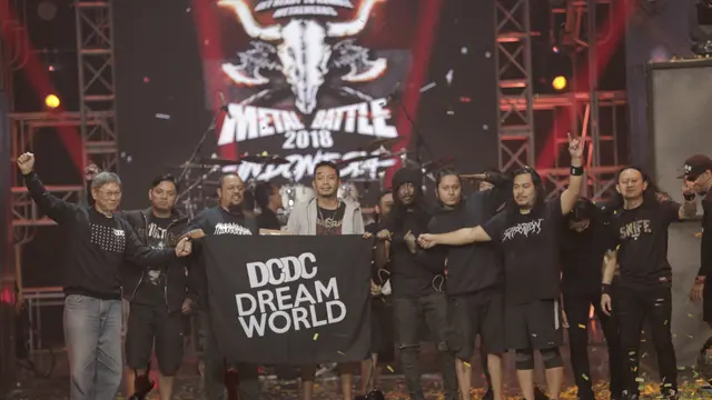 Suasana malam final Wacken Metal Battle (WMBI) 2018.