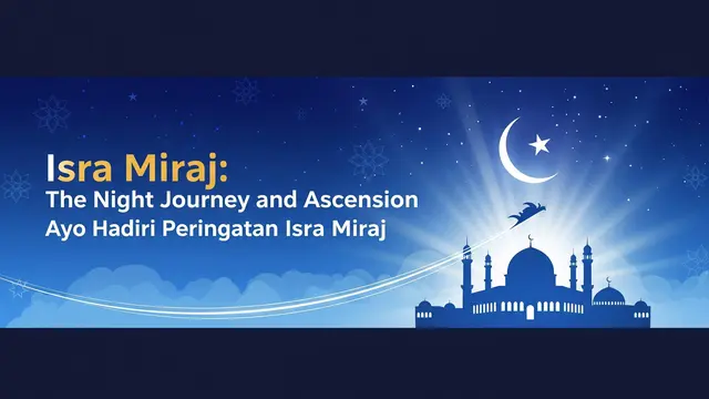 Contoh Poster Isra Miraj