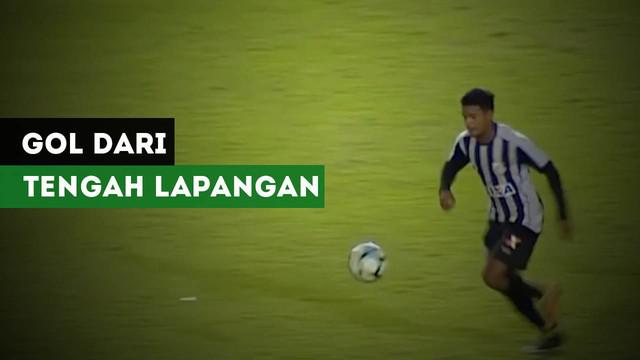 Gelandang Santos U-23 Diogo Vitor berhasil mencetak gol spektakuler saat hadapi Sao Paulo U-23.