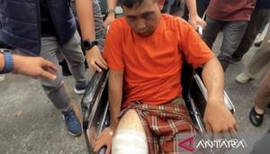 Pelaku pembunuhan lansia di Pekanbaru. ANTARA/Annisa Firdausi