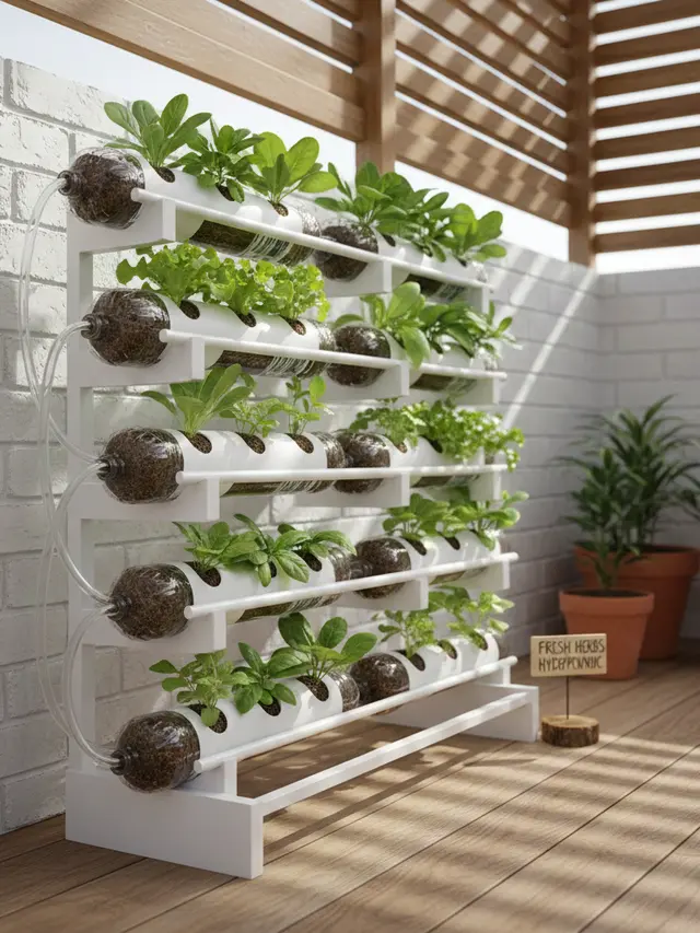 Ide Kebun Bumbu Dapur Hemat di Teras Rumah (Foto: Gemini AI)