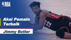 Berita Video aksi-aksi terbaik Jimmy Butler saat Miami Heat kalahkan LA Lakers di gim 3 Final NBA 2020, Senin (5/10/20).