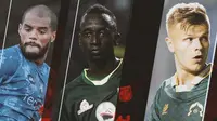 Liga 1 - Bintang Liga 1 Bernilai Tinggi: David da Silva, Makan Konate, Petteri Pennanen (Bola.com/Adreanus Titus)