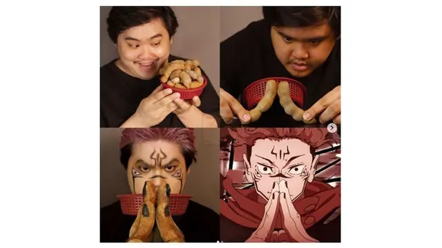 6 Cosplay Low Budget Jadi Gojo Satoru dan Sukuna Jujutsu Kaisen Ini Unik Pol