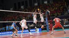 Jakarta Bhayangkara Presisi menembus babak Grand Final AVC Men’s Champions League 2026 setelah mengalahkan wakil Korea Selatan, Hyundai Capital Skywalkers, dengan skor telak 3-0 di GOR Terpadu Ahmad Yani, Pontianak, Kalimantan Barat, Sabtu (16-5-2026). (Foto: Istimewa)