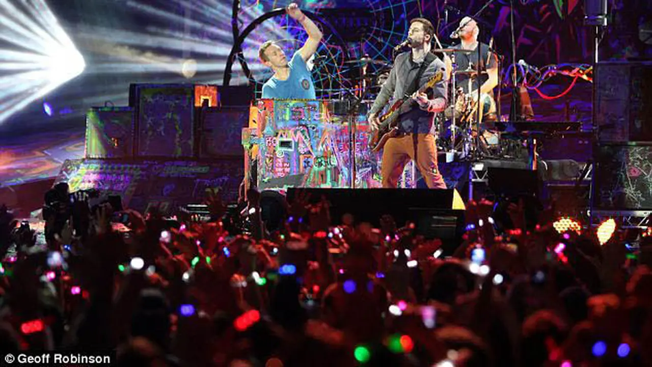 Gelang Xylobands di Konser Coldplay