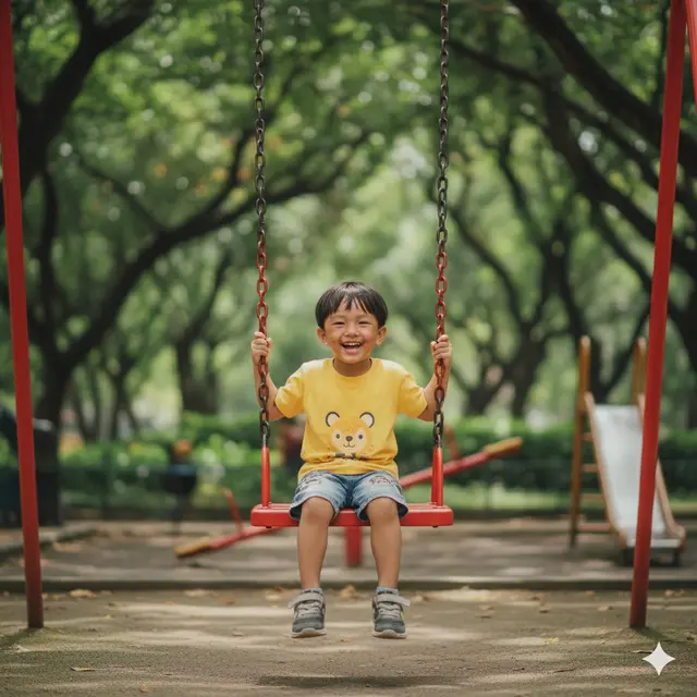 Prompt Gemini AI untuk Prediksi Wajah Anak di Masa Depan (created by AI)