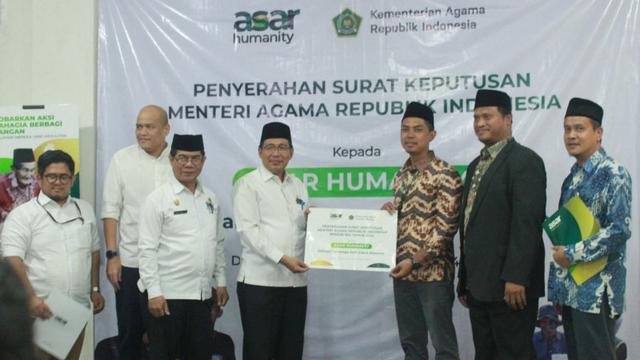 Komitmen Asar Humanity Perluas Manfaat Usai Resmi Jadi Lembaga Amil Zakat Nasional.