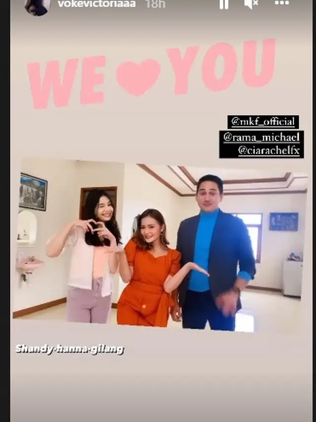 Lea Ciarachel, Voke Victoria, Rama Michael bintang Mega Series Istri Impian (Foto: Instagram/@vokevictoriaaa)