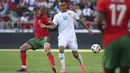 Timnas Portugal menang mudah 3-0 saat menjamu Irlandia. (AP Photo/Luis Vieira)