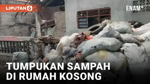 VIDEO: Ditinggal Penghuni, Kondisi Rumah di Depok Penuh Sampah dan Barang Bekas