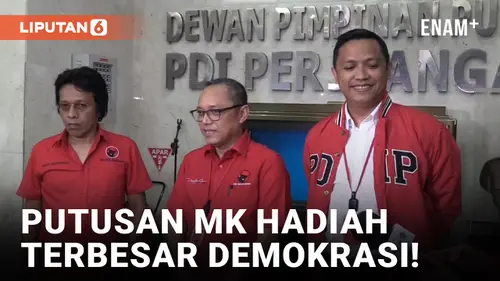 VIDEO: PDIP Sebut Keputusan MK Hadiah Terbesar Demokrasi