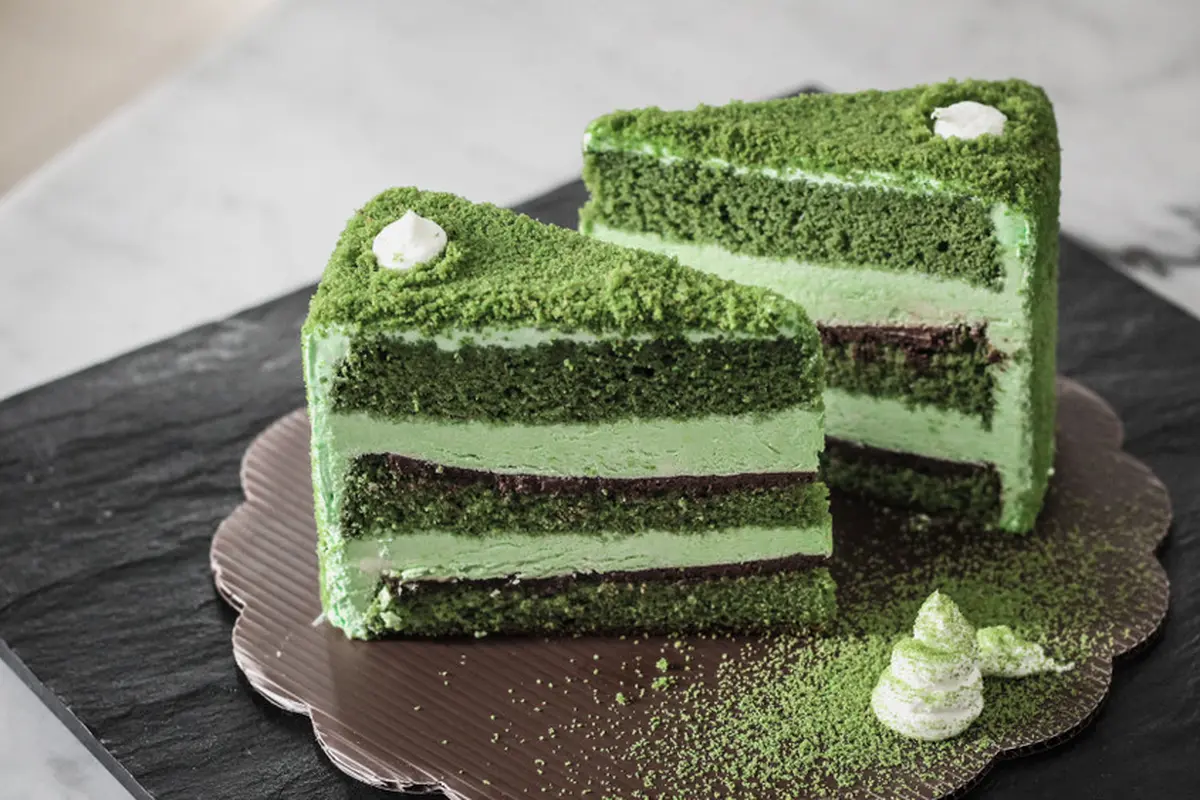 brownis matcha bolu pandan greentea