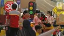 Suasana gerai salon anak di Mall Senayan City, Jakarta, Senin (15/6/2020). Pusat perbelanjaan atau mal di Jakarta kembali dibuka pada Senin (15/6) di masa PSBB transisi dengan jumlah pengunjung masih dibatasi hanya 50 persen dari kapasitas normal. (Liputan6.com/Herman Zakharia)