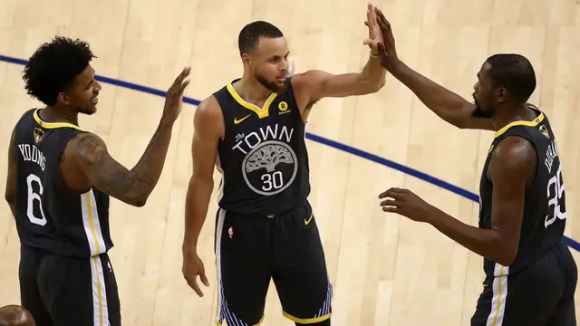 FOTO: Final NBA, Warriors Raih Kemenangan Kedua Atas Cavaliers