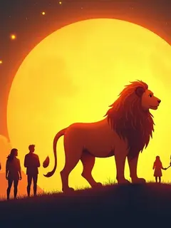 logo ramalan zodiak leo (sumber: AI generated)