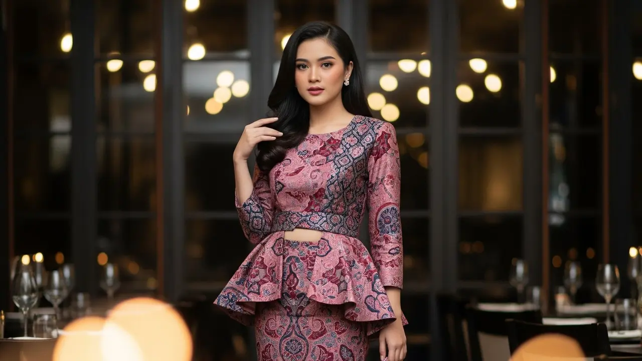 Kombinasi Brokat + Rok Span