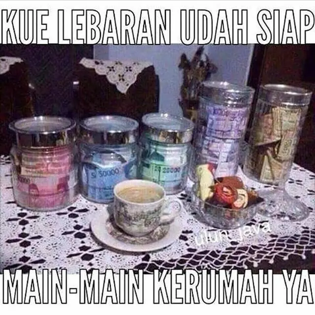 7 Potret Meme Kue Lebaran Ini Bikin Senyum Sendiri