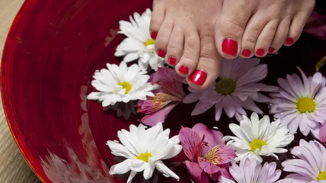 Ilustrasi pedicure
