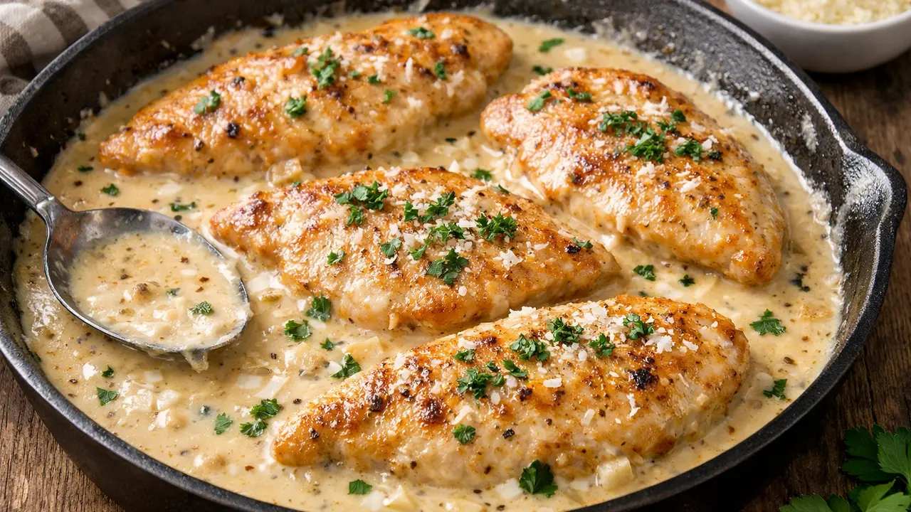 Resep Marry Me Chicken Creamy (Foto: ChatGPT)