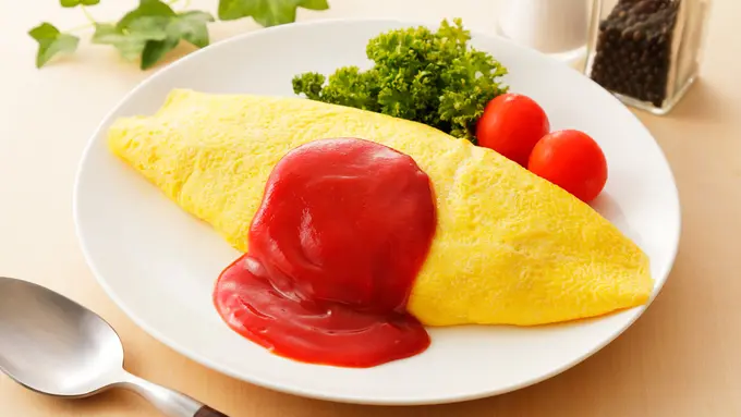omelet roll omurice