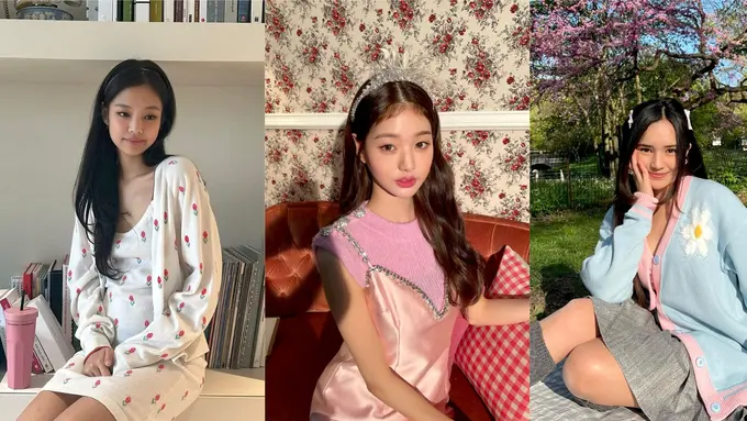 10 Inspirasi Soft Girl Outfit ala Artis, dari Jennie BLACKPINK, Wonyoung IVE,  hingga Beby Tsabina
