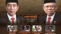 Infografis Mereka ke Istana Jelang Pengumuman Kabinet Jokowi. (Liputan6.com/Triyasni)