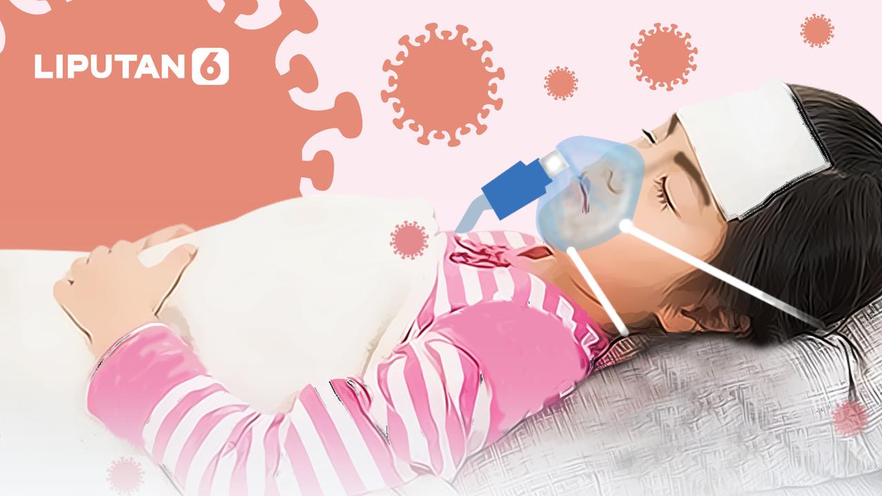 Ilustrasi anak tertular COVID-19 (Liputan6.com / Abdillah)