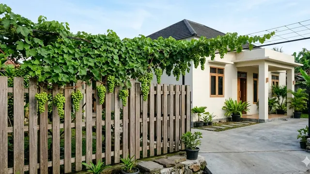 Tanaman Rambat Buah yang Cocok Ditanam Menggantung di Pagar Rumah. Gemini