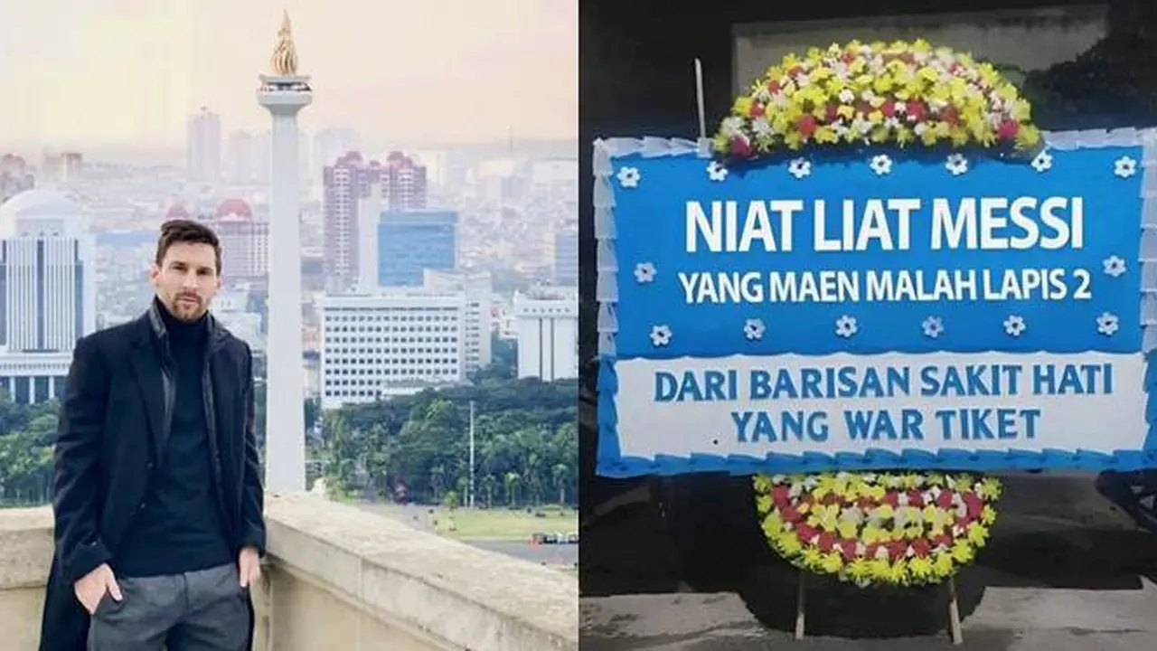 Batal ke Indonesia, Ini 5 Foto Editan Lionel Messi Tanggapan Netizen yang Kecewa