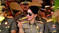 Bupati Talaud Sri Wahyuni Manalip mengaku berangkat ke Amerika Serikat tanpa menggunakan uang daerah untuk memenuhi undangan Kemenlu AS. (dok. istimewa/Yoseph Ikanubun)