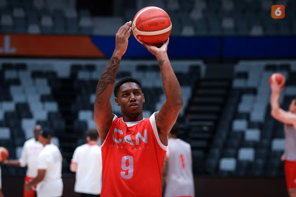 Foto: Dihuni Skuad Bertabur Bintang NBA, Begini Potret Latihan Timnas Basket Kanada Jelang Bentrok dengan Prancis di Piala Dunia FIBA 2023